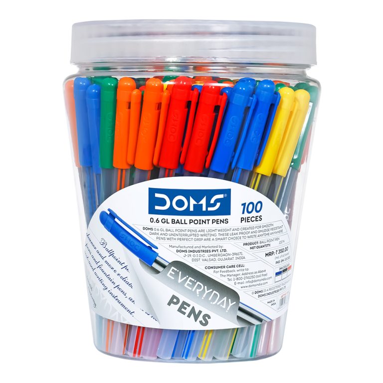 doms-proxima-ball-pen-blue-5-pcs-pouch-doms